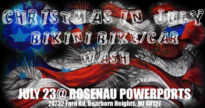 Christmas in July Bikini Bike/car Wash