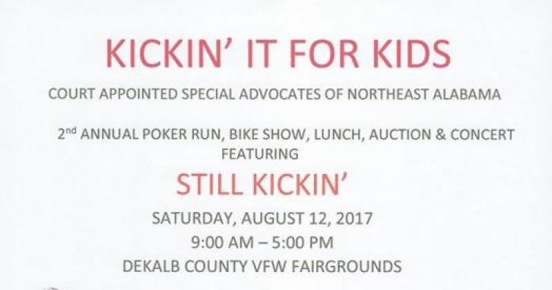 2nd Annual KICKIN' IT FOR KIDS  Poker Run