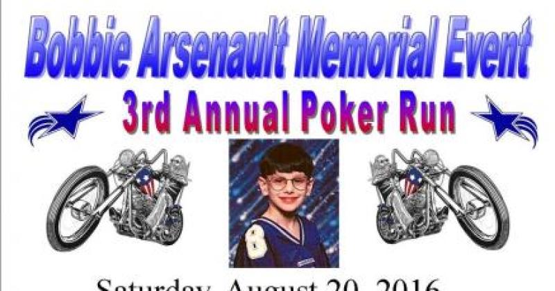 3rd Annual Bobbie Arsenault Annual Poker Run