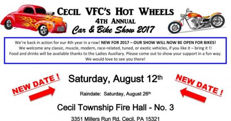 4th Annual - Cecil VFCs Hot Wheels Car & Bike Show