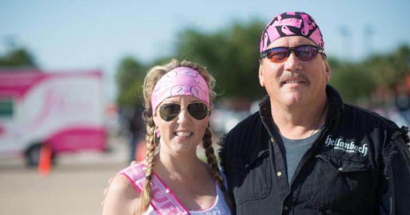 Bikers Against Breast Cancer benefiting The Rose