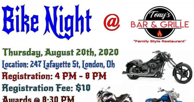 Bike Night @Tony's Bar & Grille