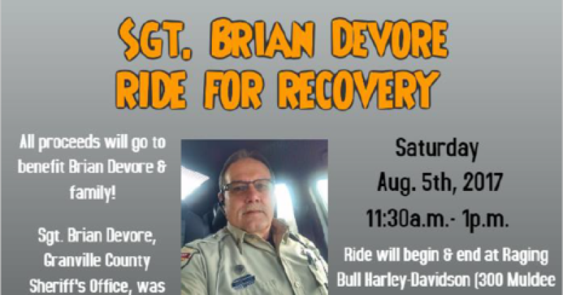 Sgt. Brian Devore Ride for Recovery