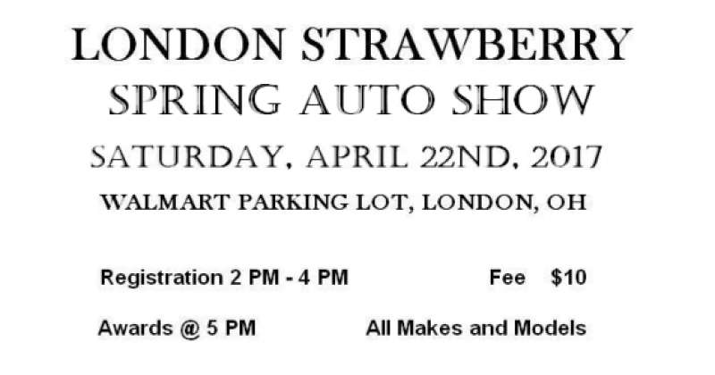 London Strawberry Festival Spring Auto Show