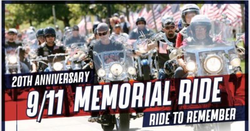 “Ride to Remember” - 20th Anniversary 9.11.01 Memorial Ride 