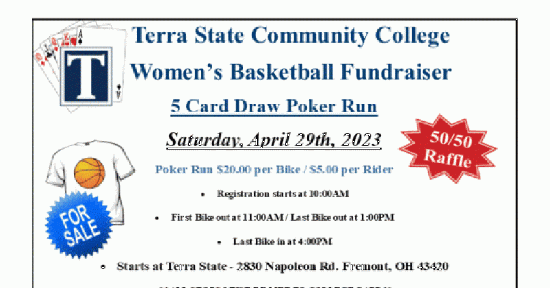 Terra State Women's Basketball Poker Run / Raffle