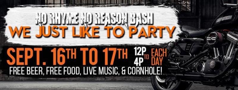 No Rhyme, No Reason Bash