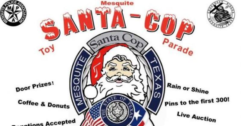 Mesquite Santa-Cop Toy Parade