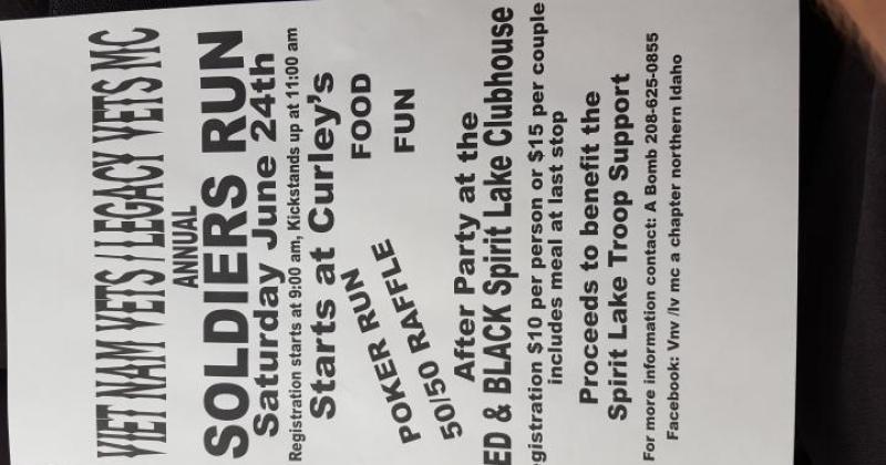 Soldiers poker run 