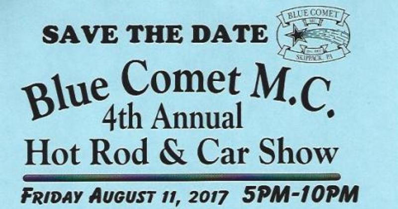 Blue Comet MC 4th Annual Hot Rod & Car Show