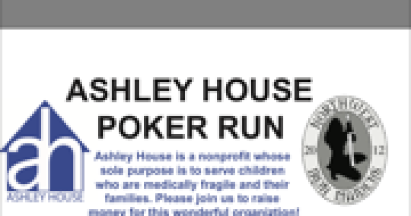 Ashley House Poker Run!