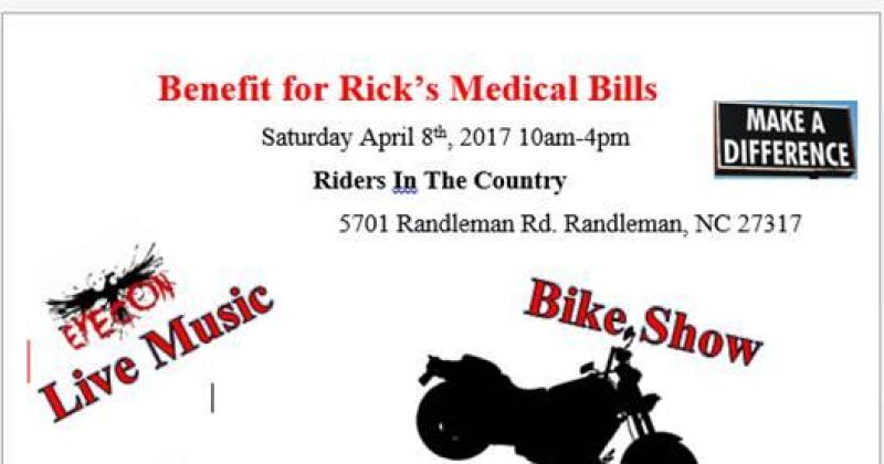 Benefit for Rick's Medical Bills