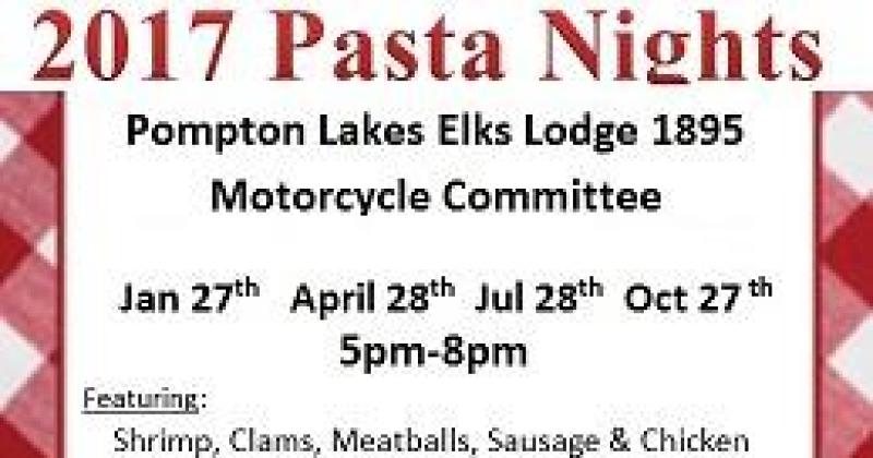 Pompton Lakes Elks Motorcycle Committee Pasta Night