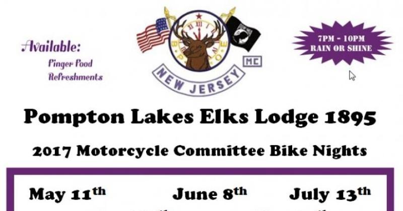 Pompton Lakes Elks Motorcycle Committee Bike Night